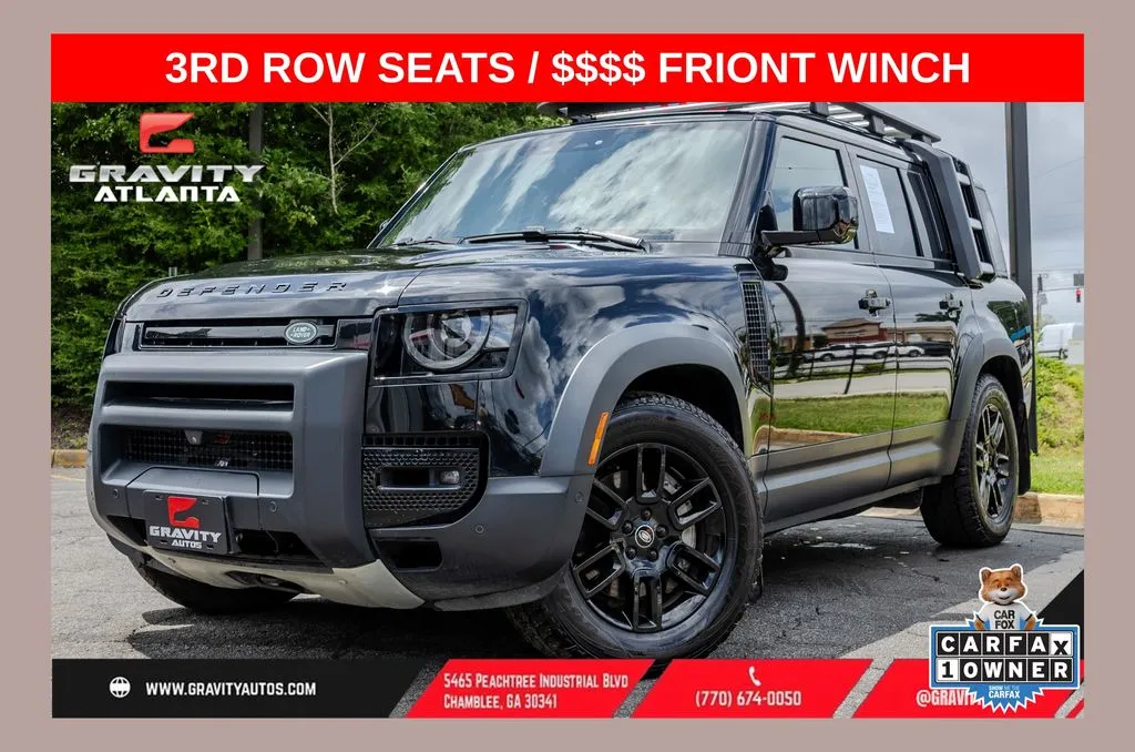 Black 2023 Land Rover Defender 130 SE for sale in Atlanta, GA