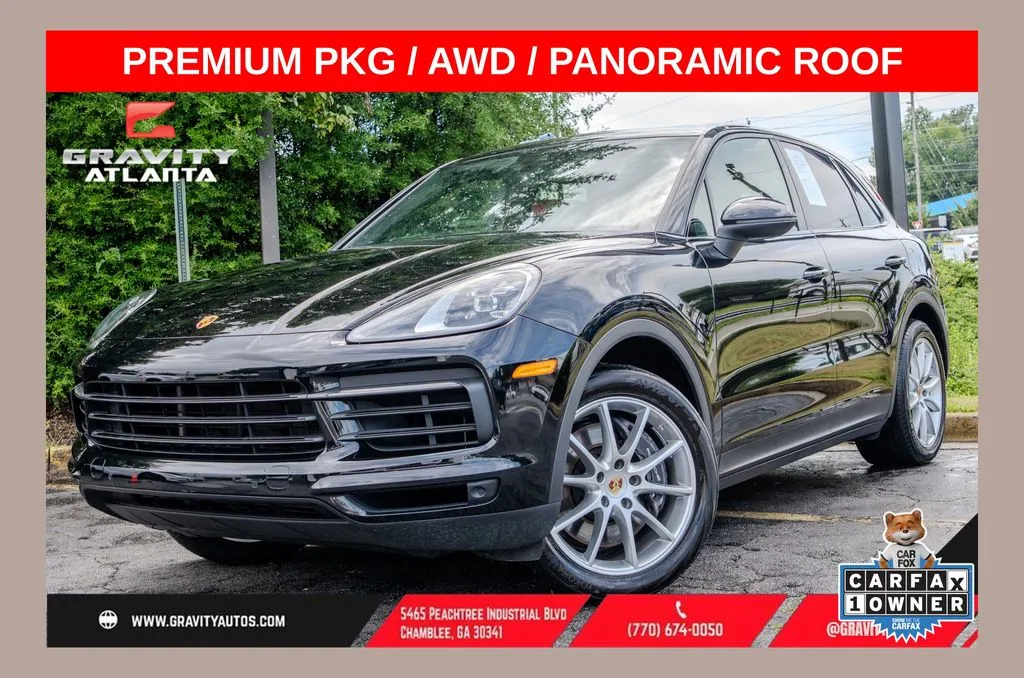 Black 2023 Porsche Cayenne for sale in Atlanta, GA