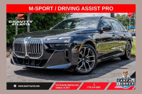 Black 2023 BMW 7 Series 740i for sale in Atlanta, GA