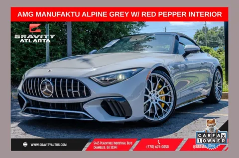 Gray 2022 Mercedes-Benz SL-Class SL 63 AMG for sale in Atlanta, GA