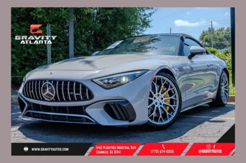 Gray 2022 Mercedes-Benz SL-Class SL 63 AMG for sale in Atlanta, GA
