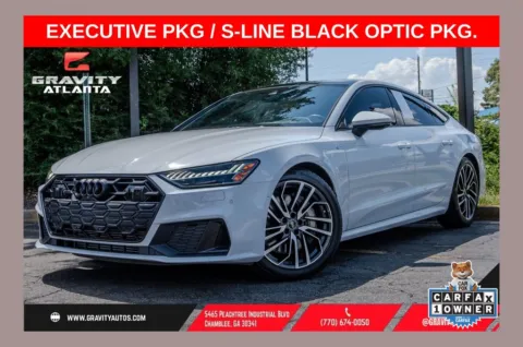 White 2024 Audi A7 55 Premium Plus for sale in Atlanta, GA