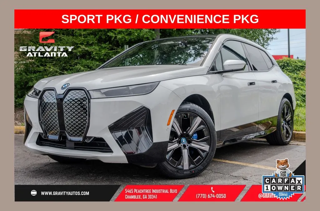 White 2024 BMW iX xDrive50 for sale in Atlanta, GA