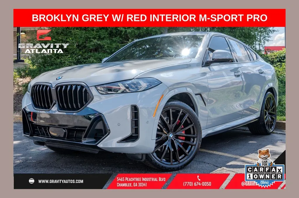 Gray 2024 BMW X6 xDrive40i for sale in Atlanta, GA