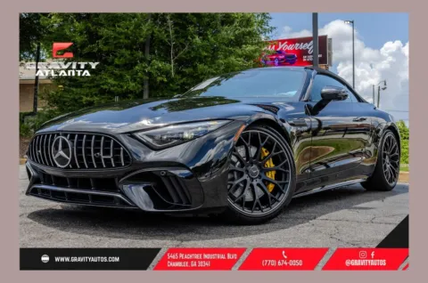 Black 2022 Mercedes-Benz SL-Class SL 55 AMG for sale in Atlanta, GA