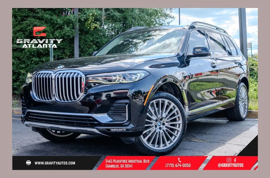 Black 2021 BMW X7 xDrive40i for sale in Atlanta, GA