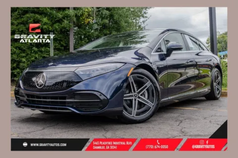 Blue 2024 Mercedes-Benz EQS 450 for sale in Atlanta, GA