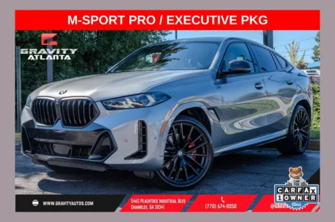 Gray 2024 BMW X6 xDrive40i for sale in Atlanta, GA