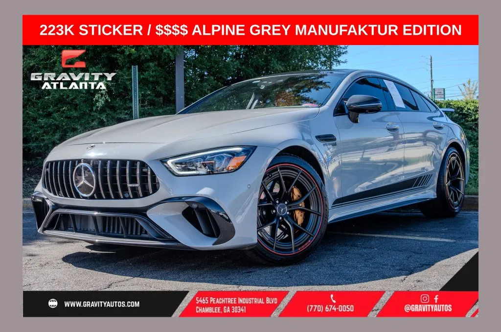 Gray 2023 Mercedes-Benz AMG GT 63 S for sale in Atlanta, GA