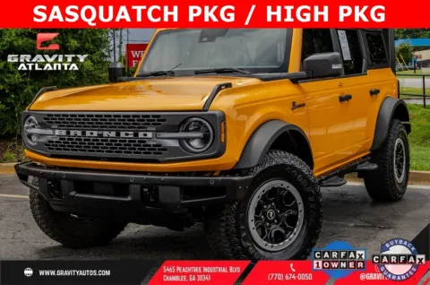 Orange 2022 Ford Bronco Badlands for sale in Atlanta, GA