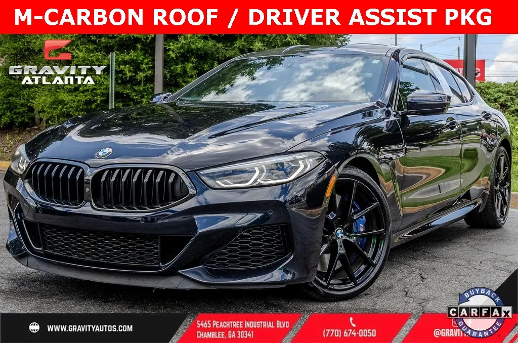 Black 2022 BMW 8 Series M850i xDrive Gran Coupe for sale in Atlanta, GA