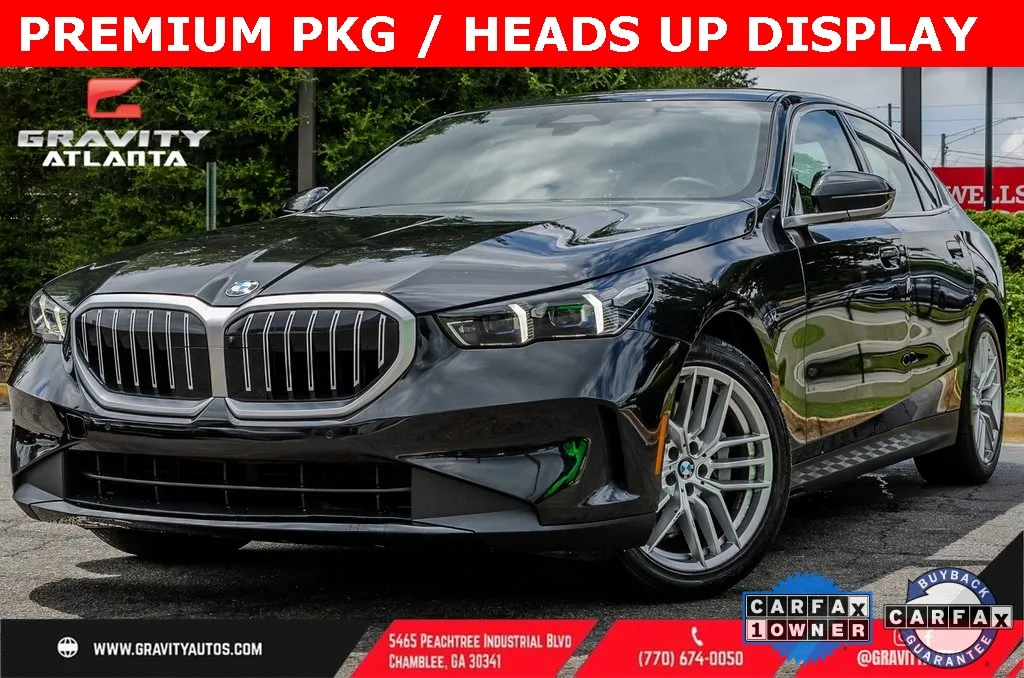 Black 2025 BMW 5 Series 530i for sale in Atlanta, GA