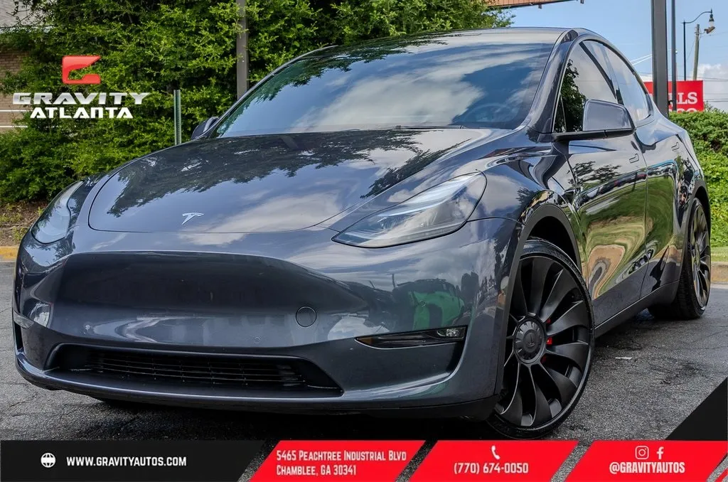 Gray 2022 Tesla Model Y Performance for sale in Atlanta, GA