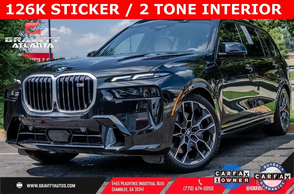 Used 2025 BMW X7 M60i for sale in Atlanta, GA at Gravity Autos