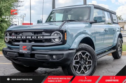 Blue 2023 Ford Bronco Outer Banks for sale in Atlanta, GA