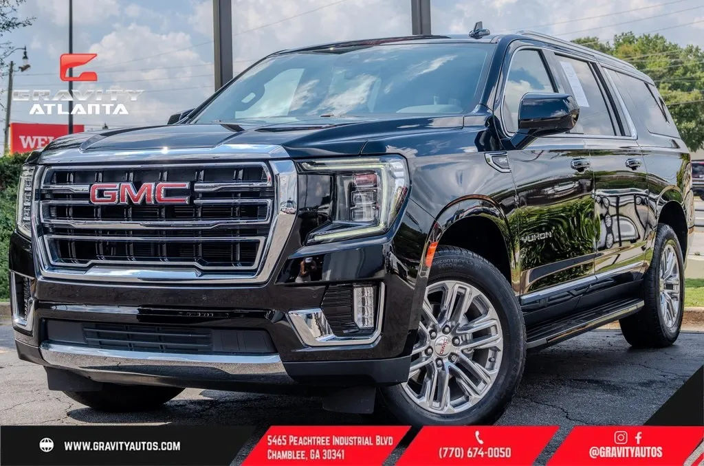 Black 2023 GMC Yukon XL SLT for sale in Atlanta, GA