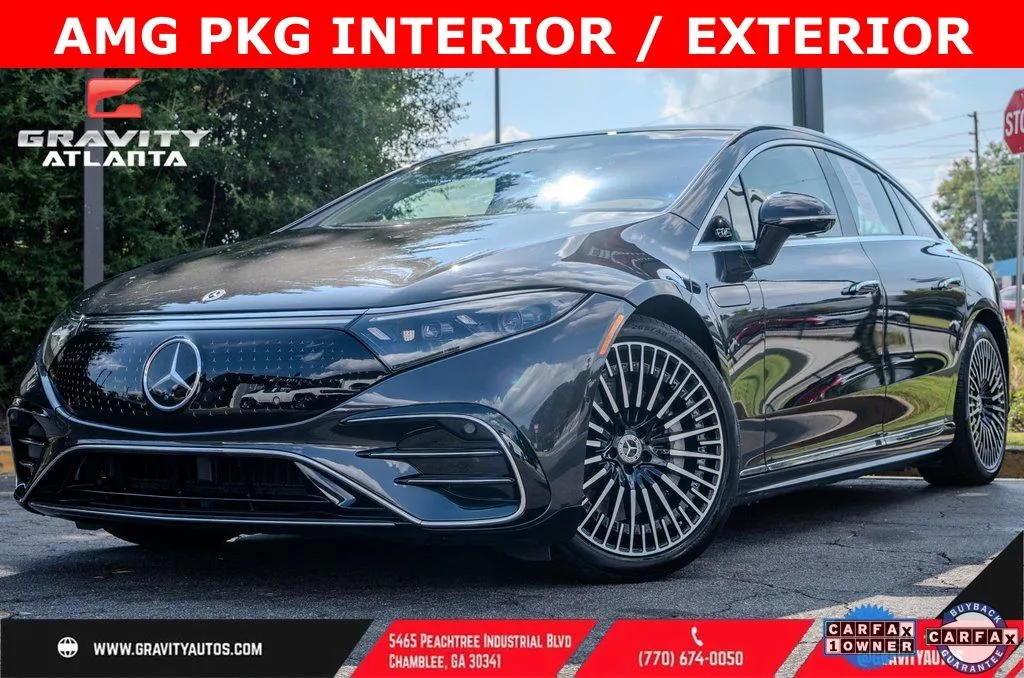 Gray 2023 Mercedes-Benz EQS 580 for sale in Atlanta, GA