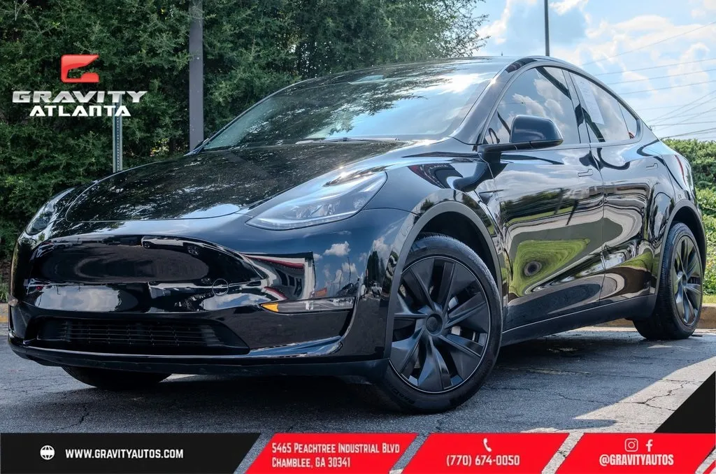 Black 2025 Tesla Model Y Long Range for sale in Atlanta, GA