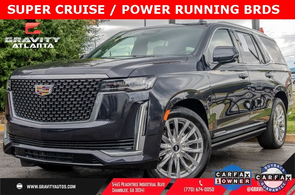Gray 2023 Cadillac Escalade Premium Luxury for sale in Atlanta, GA