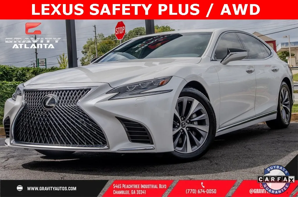White 2019 Lexus LS 500 Base for sale in Atlanta, GA