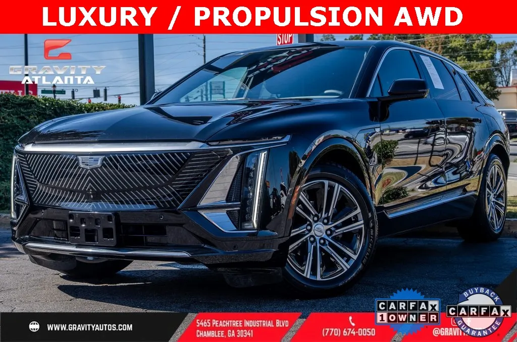 Black 2024 Cadillac LYRIQ Luxury for sale in Atlanta, GA