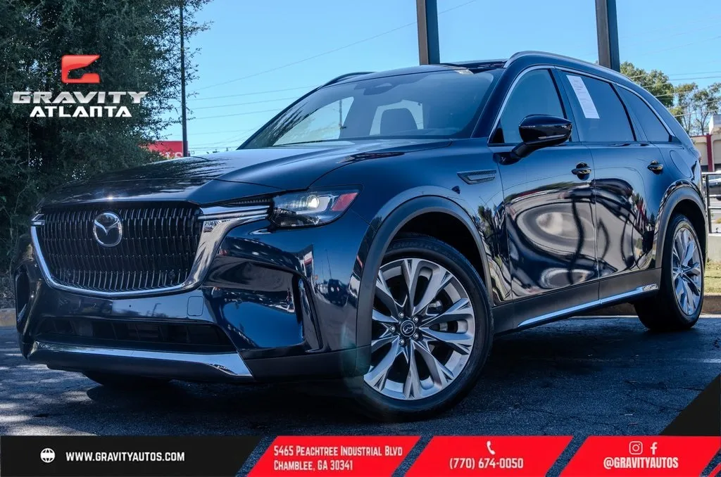 Blue 2024 Mazda CX-90 3.3 Turbo Premium for sale in Atlanta, GA