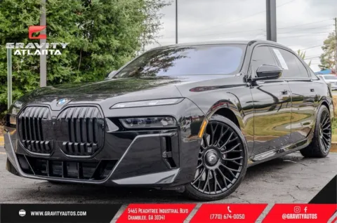 Black 2023 BMW 7 Series 740i for sale in Atlanta, GA