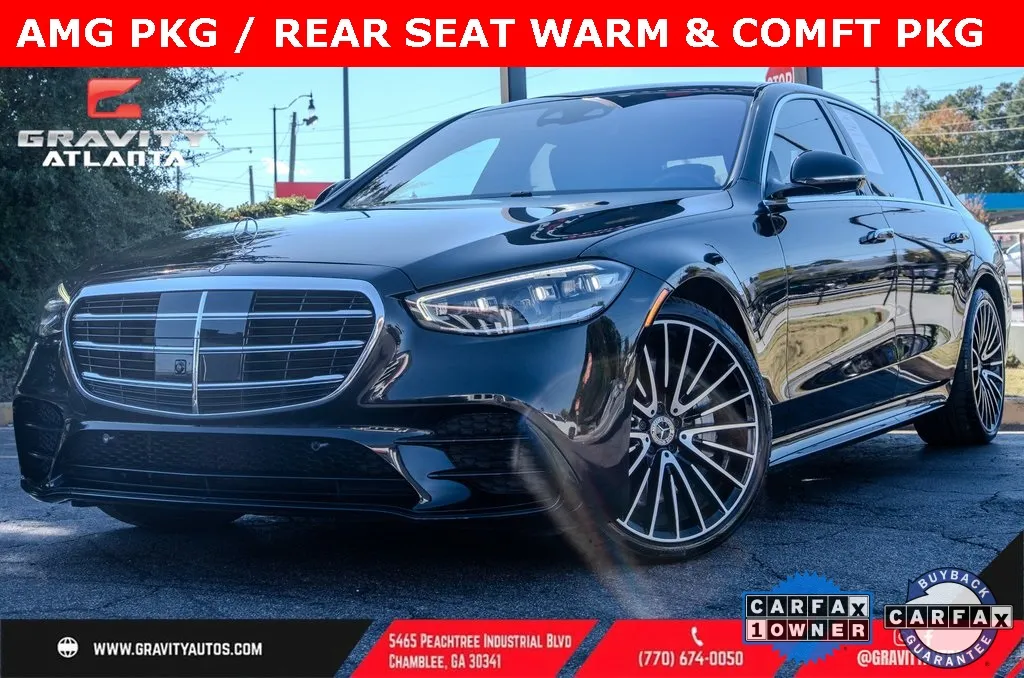 Black 2022 Mercedes-Benz S-Class S 500 for sale in Atlanta, GA