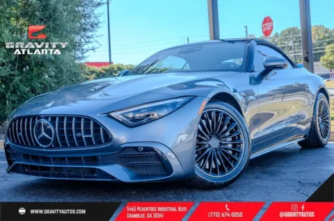 Gray 2023 Mercedes-Benz SL-Class SL 43 AMG for sale in Atlanta, GA