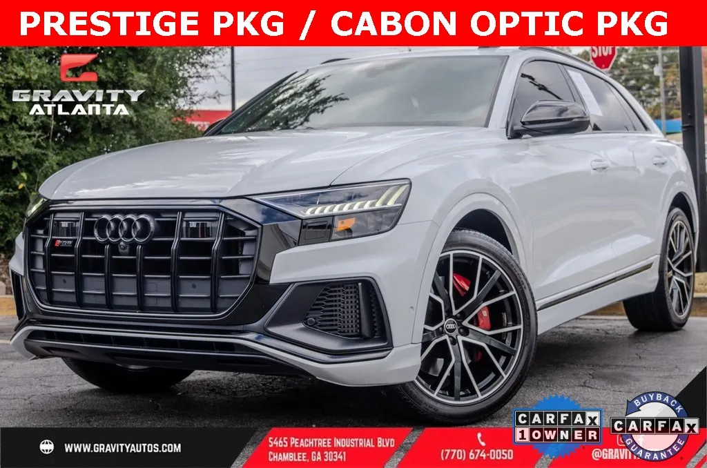 White 2023 Audi SQ8 4.0T Prestige for sale in Atlanta, GA