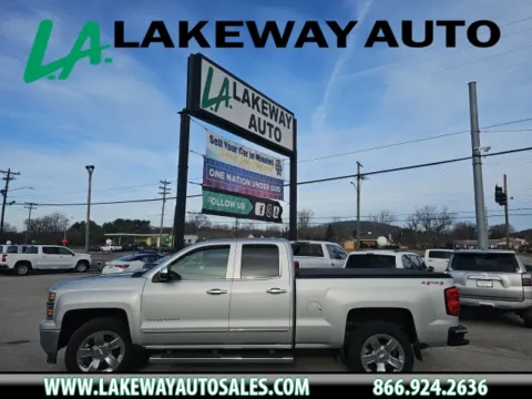 Silver 2015 Chevrolet Silverado 1500 LTZ for sale in Morristown, TN