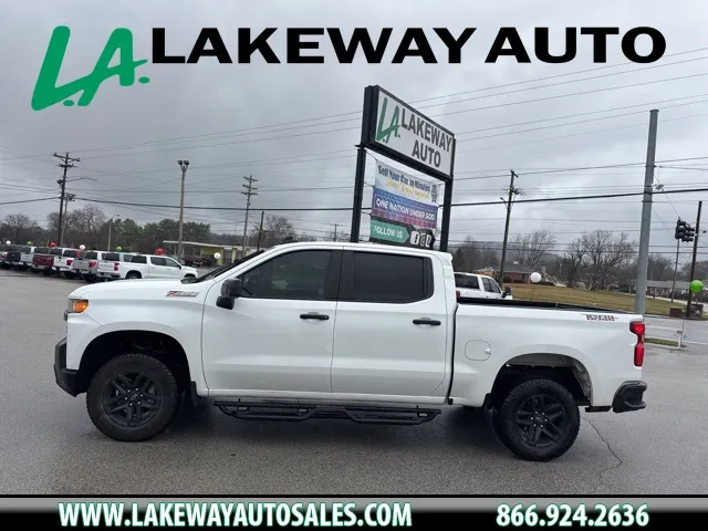 White 2021 Chevrolet Silverado 1500 Custom Trail Boss for sale in Morristown, TN