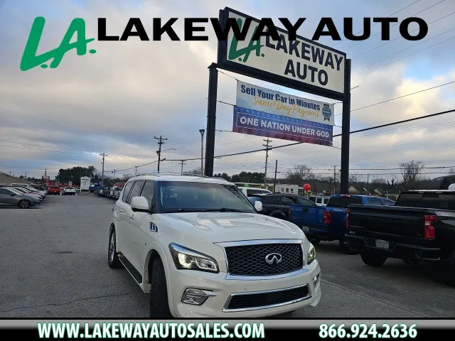 White 2015 INFINITI QX80 for sale in Morristown, TN