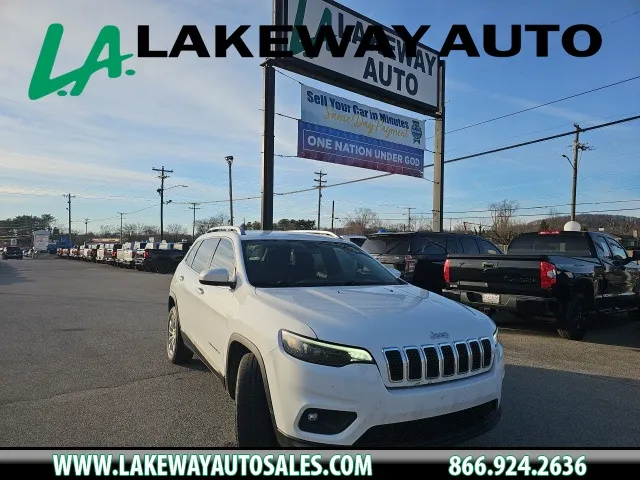 White 2019 Jeep Cherokee Latitude for sale in Morristown, TN
