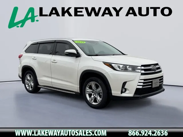 White 2019 Toyota Highlander Limited for sale in Morristown, TN