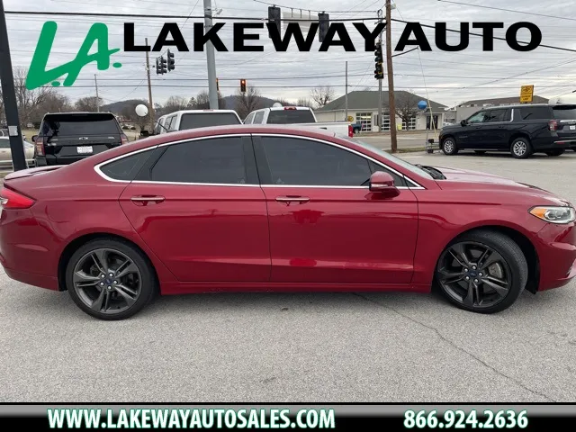 Red 2017 Ford Fusion Sport for sale in Morristown, TN