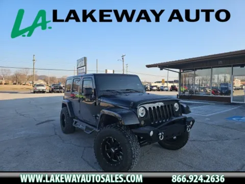 Black 2014 Jeep Wrangler Unlimited Sahara for sale in Morristown, TN