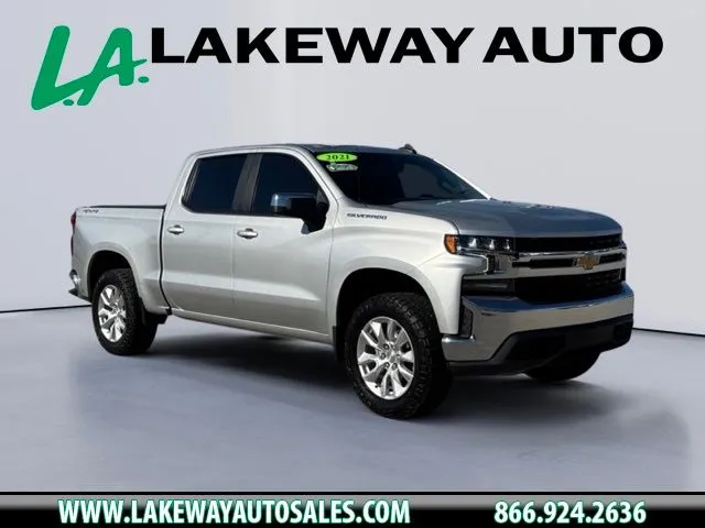 Silver 2021 Chevrolet Silverado 1500 LT for sale in Morristown, TN
