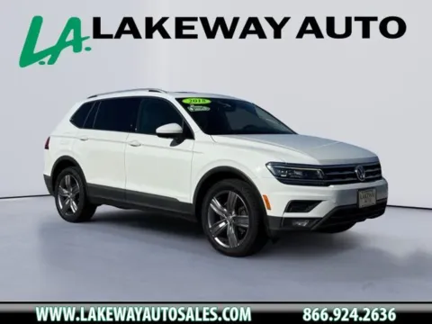 White 2018 Volkswagen Tiguan 2.0T SEL Premium for sale in Morristown, TN