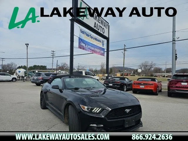 Black 2017 Ford Mustang EcoBoost Premium for sale in Morristown, TN
