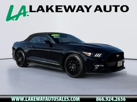 Black 2017 Ford Mustang EcoBoost Premium for sale in Morristown, TN
