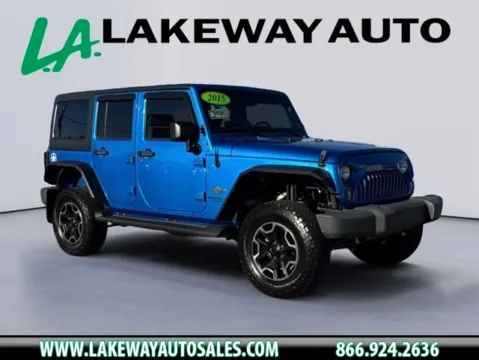 Blue 2015 Jeep Wrangler Unlimited Freedom Edition for sale in Morristown, TN