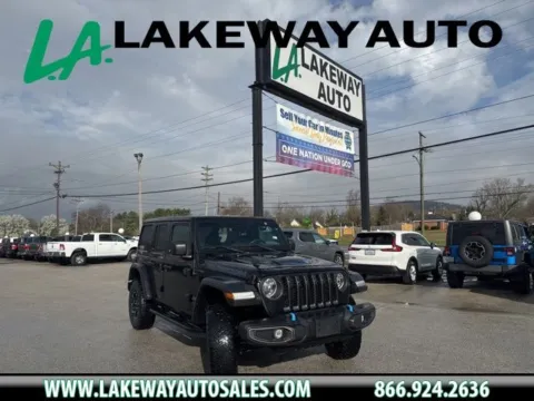Black 2022 Jeep Wrangler Unlimited Rubicon 4xe for sale in Morristown, TN