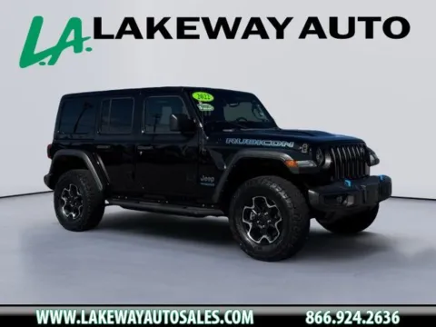Black 2022 Jeep Wrangler Unlimited Rubicon 4xe for sale in Morristown, TN