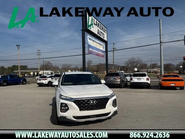 White 2019 Hyundai Santa Fe SEL for sale in Morristown, TN