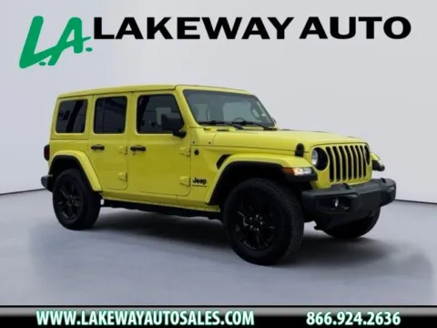 Yellow 2023 Jeep Wrangler Altitude for sale in Morristown, TN