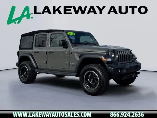 Gray 2020 Jeep Wrangler Unlimited Sport S for sale in Morristown, TN