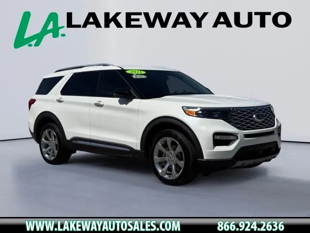 White 2020 Ford Explorer Platinum for sale in Morristown, TN
