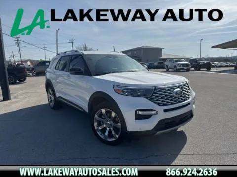White 2020 Ford Explorer Platinum for sale in Morristown, TN