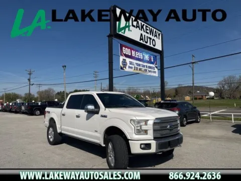 White 2016 Ford F-150 Platinum for sale in Morristown, TN